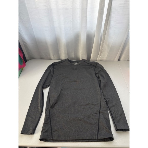 Under Armour Other - Under Armour ColdGear Compression Shirt Mens XL Gray Long Sleeve Mock Neck Top